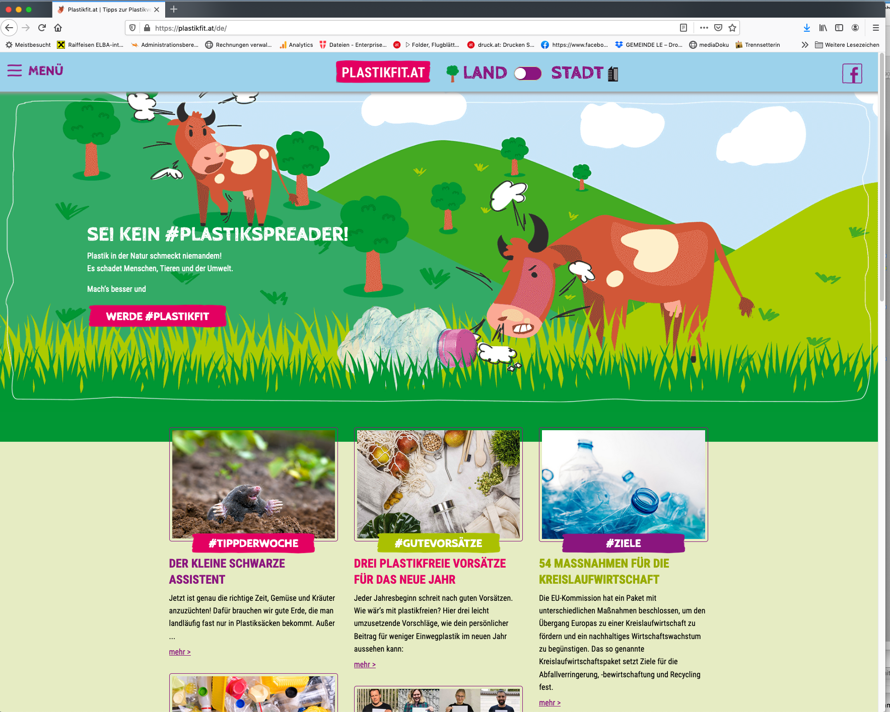 Neues mediadesign-Webprojekt: plastikfit.at