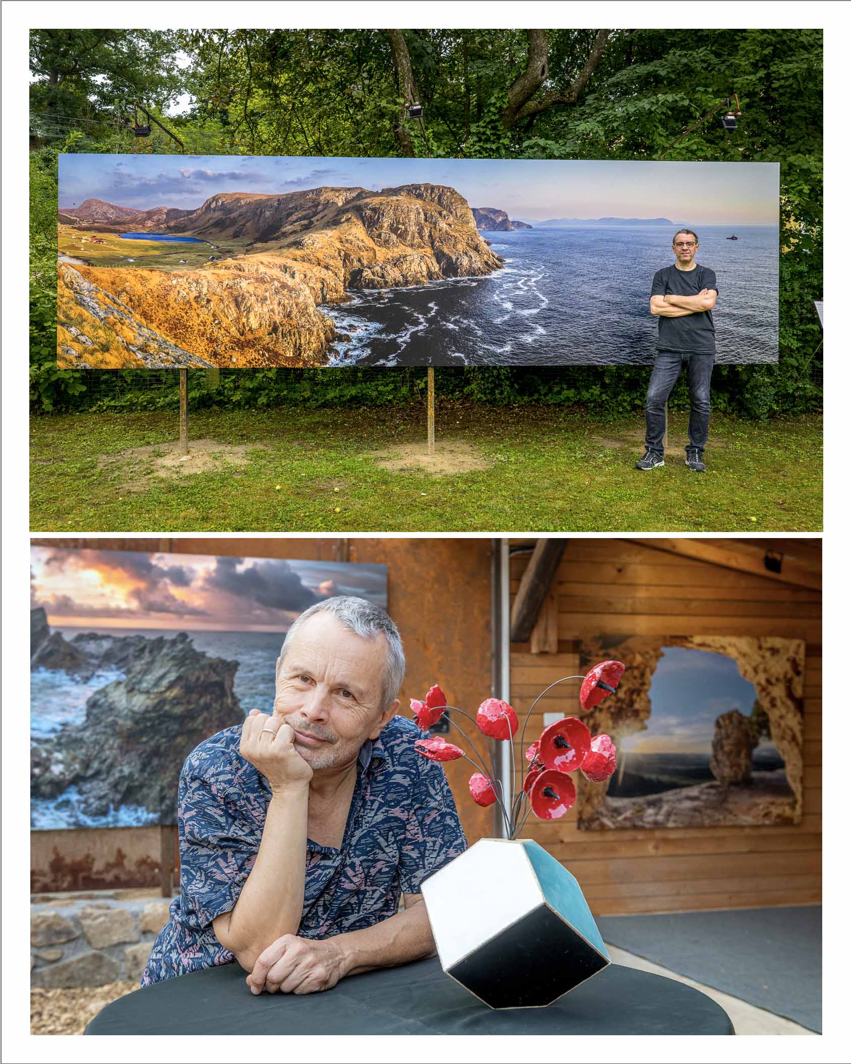 Reinhard Podolsky und Arnold Polacek: Zwei außergewöhnliche Ausstellungen an den Tagen der offenen Ateliers in Burgschleinitz. © Reinhard Podolsky